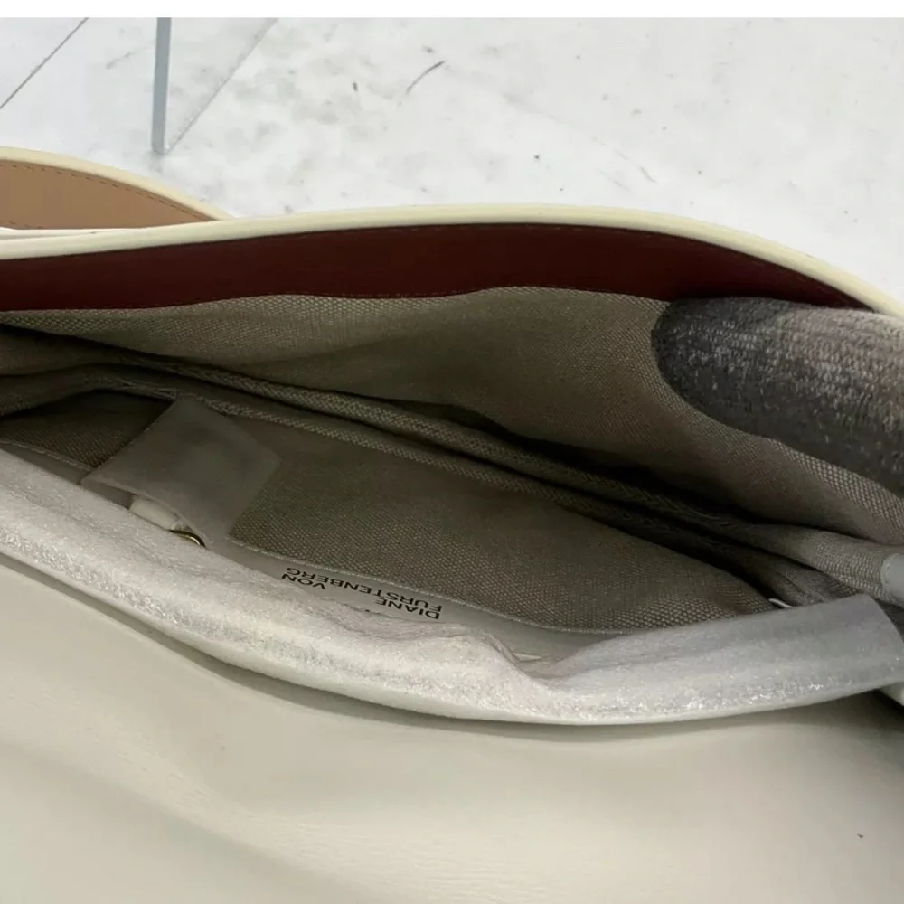 NWT Diane von Furstenberg  Leather  Saddle Bag - Picture 8 of 12